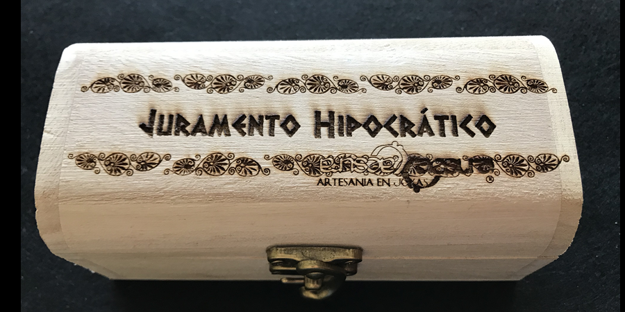 Marcapáginas -Juramento Hipocrático-
