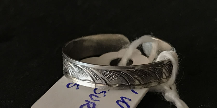 Anillo abierto. Plata 925mm.