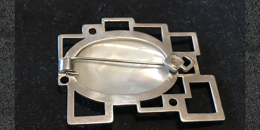 Colgante - Broche en Plata 925mm. 