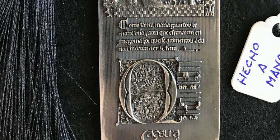 Marcapáginas (pequeño) -Cantigas de Santa María.  Cantiga nº107-